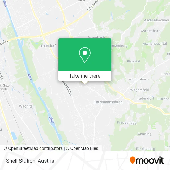 Shell Station map