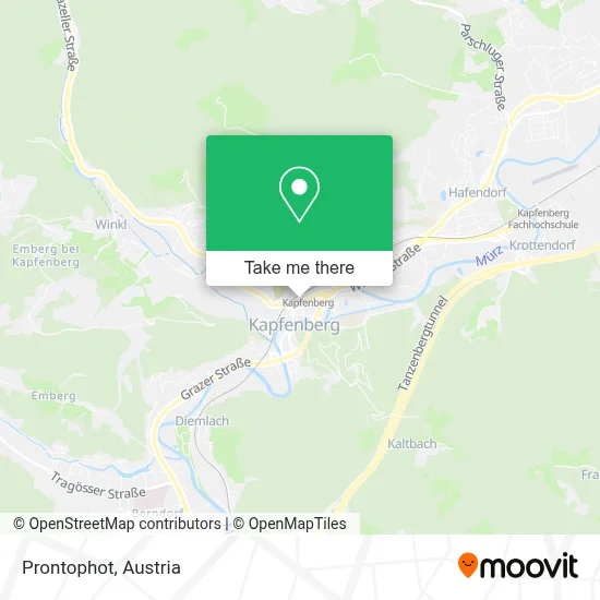 Prontophot map