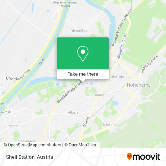 Shell Station map