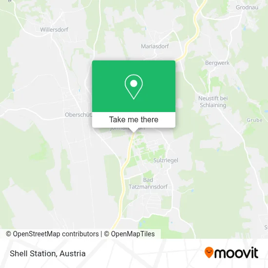 Shell Station map