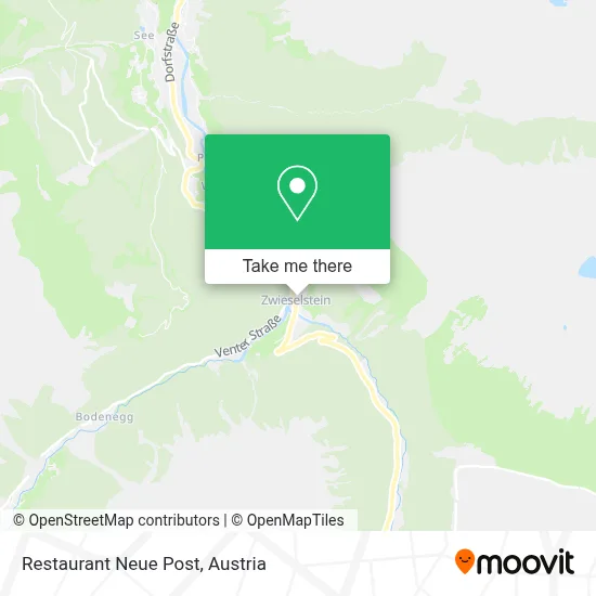 Restaurant Neue Post map