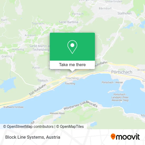 Block Line Systems map