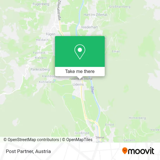 Post Partner map