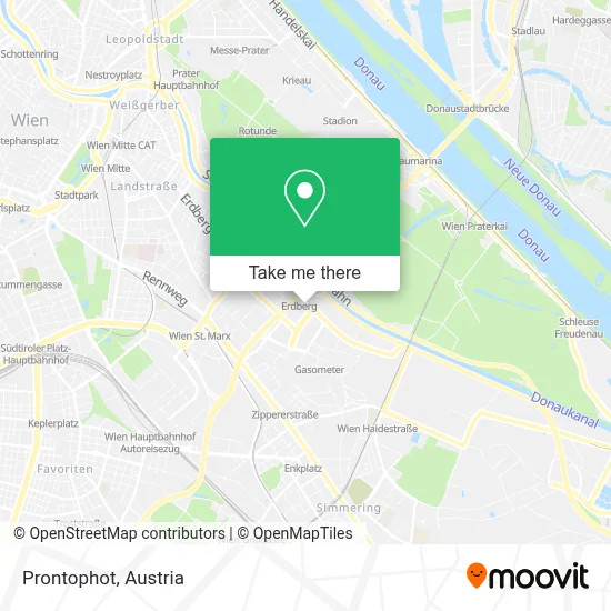Prontophot map