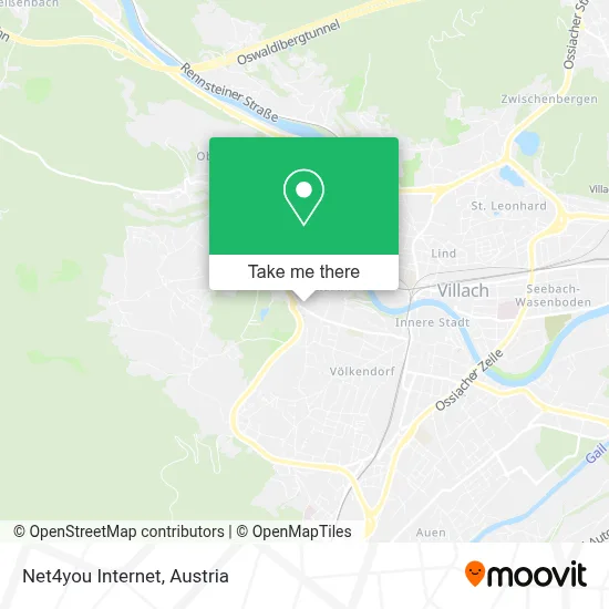 Net4you Internet map