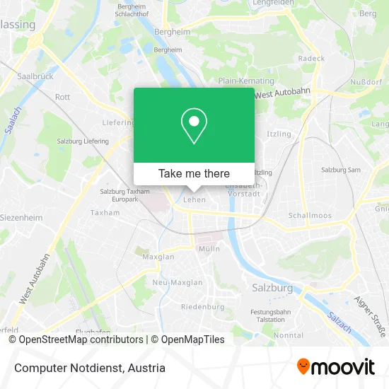 Computer Notdienst map