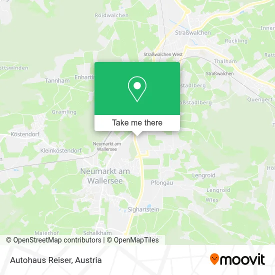 Autohaus Reiser map