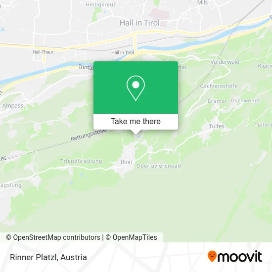 Rinner Platzl map