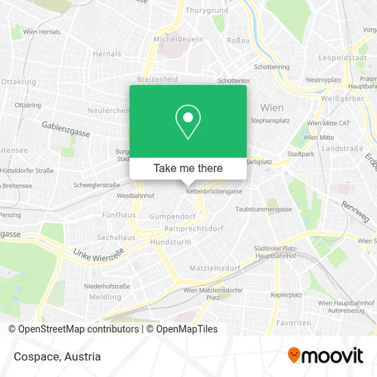 Cospace map