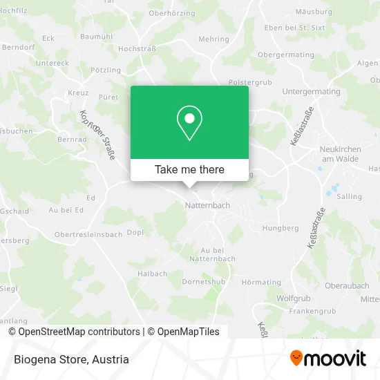Biogena Store map
