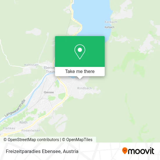 Freizeitparadies Ebensee map