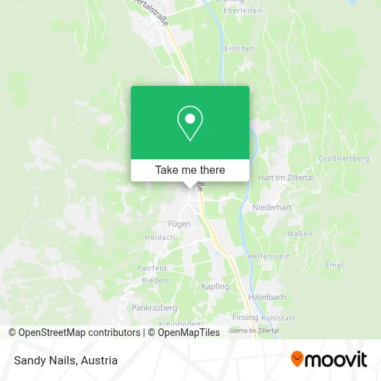 Sandy Nails map