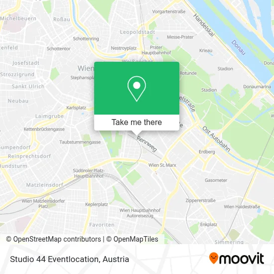 Studio 44 Eventlocation map