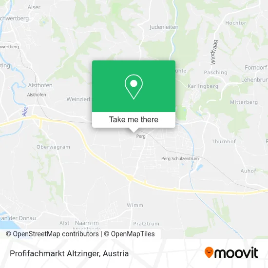 Profifachmarkt Altzinger map