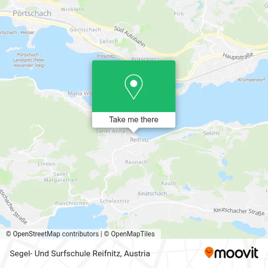 Segel- Und Surfschule Reifnitz map
