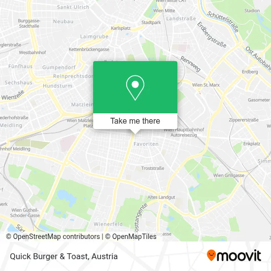 Quick Burger & Toast map