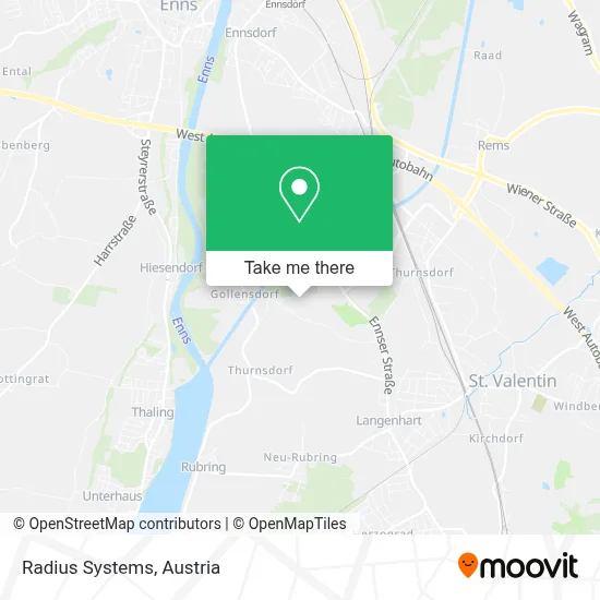 Radius Systems map