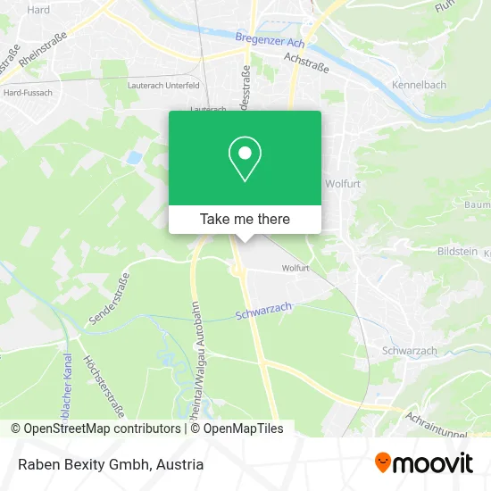 Raben Bexity Gmbh map