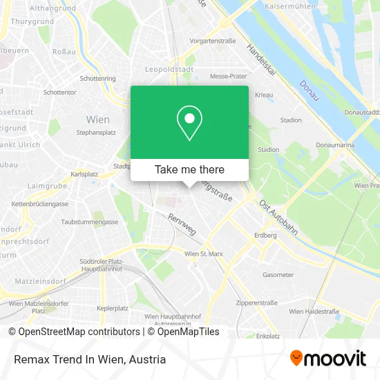 Remax Trend In Wien map