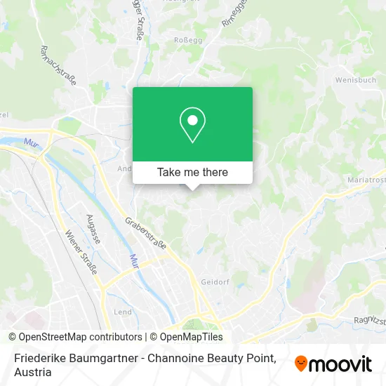 Friederike Baumgartner - Channoine Beauty Point map