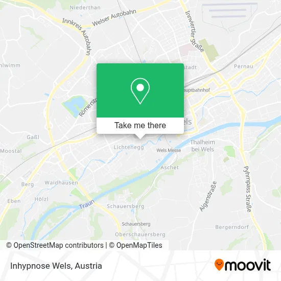 Inhypnose Wels map