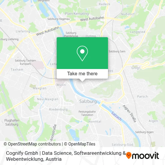 Cognify Gmbh | Data Science, Softwareentwicklung & Webentwicklung map