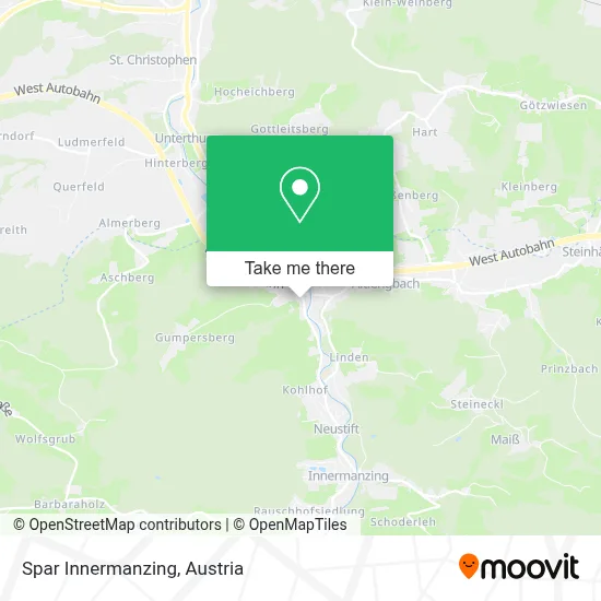 Spar Innermanzing map