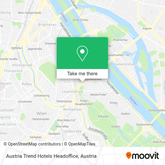 Austria Trend Hotels Headoffice map