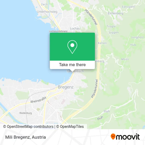 Mili Bregenz map
