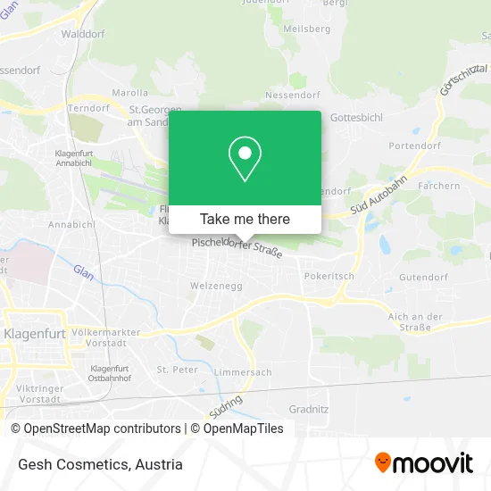 Gesh Cosmetics map