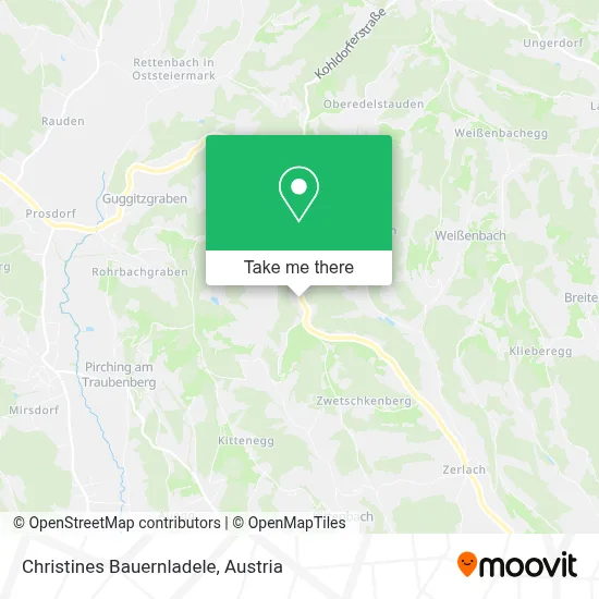 Christines Bauernladele map