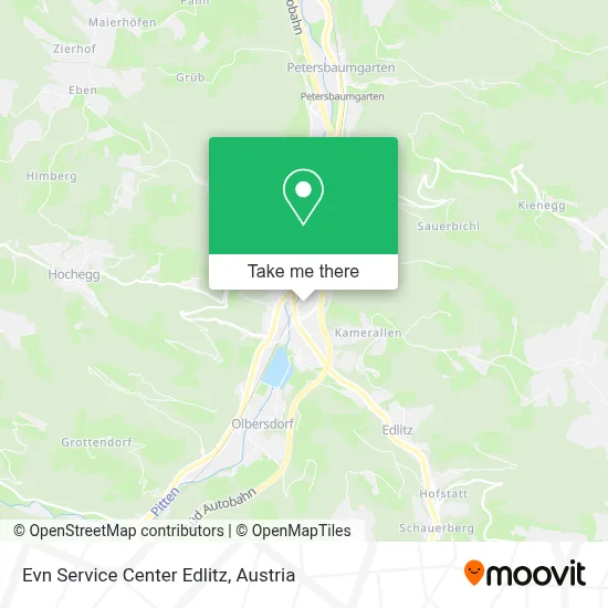 Evn Service Center Edlitz map