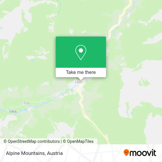Alpine Mountains map