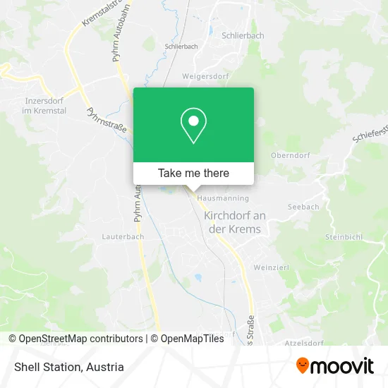 Shell Station map