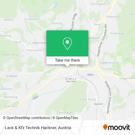 Lack & Kfz Technik Hackner map