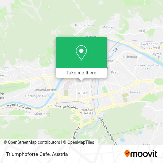 Triumphpforte Cafe map