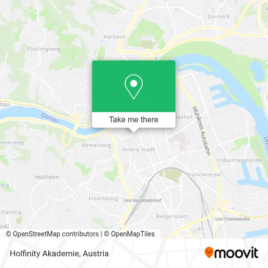 Holfinity Akademie map