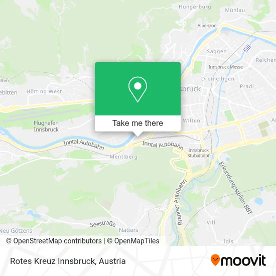 Rotes Kreuz Innsbruck map