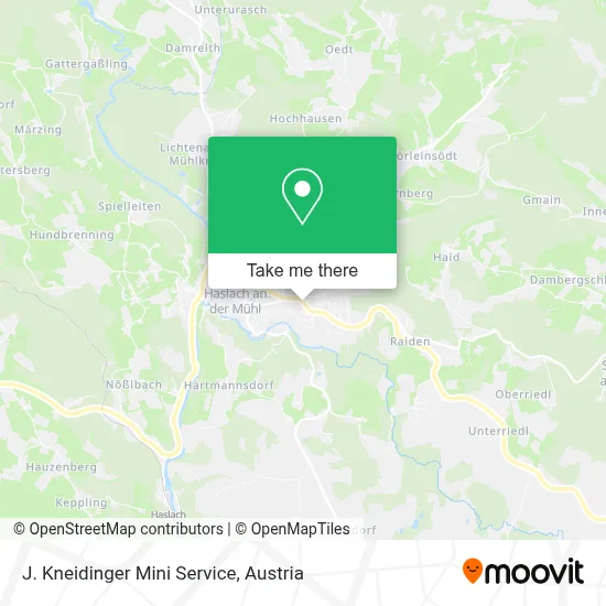J. Kneidinger Mini Service map