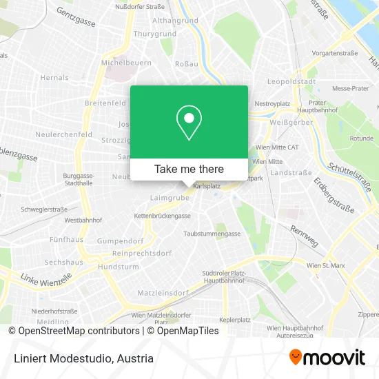 Liniert Modestudio map