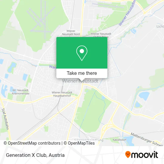 Generation X Club map
