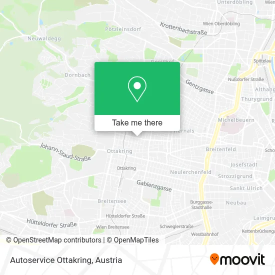 Autoservice Ottakring map