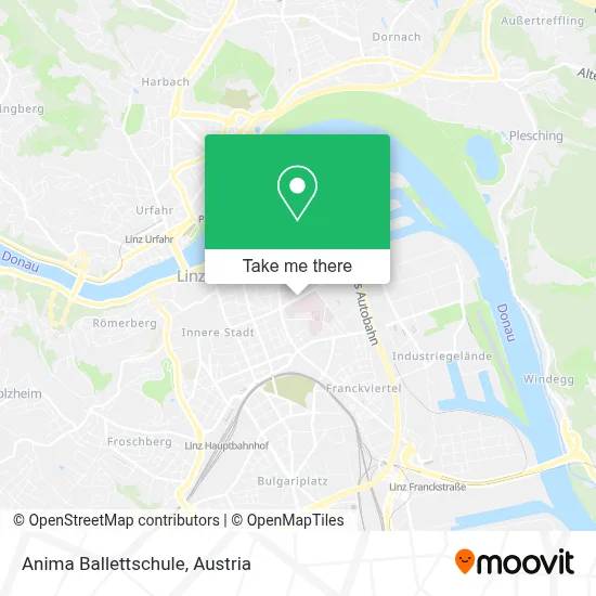Anima Ballettschule map