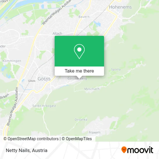 Netty Nails map