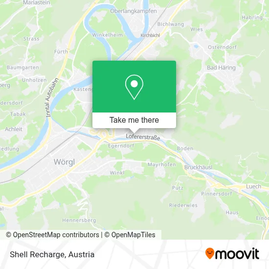 Shell Recharge map