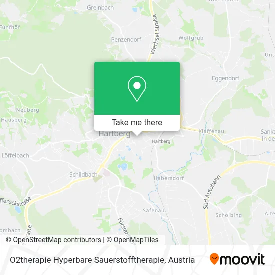 O2therapie Hyperbare Sauerstofftherapie map