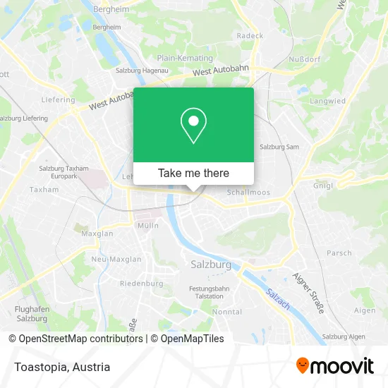 Toastopia map