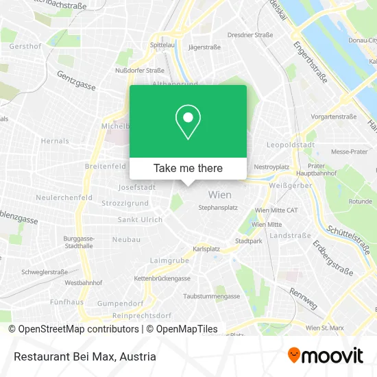 Restaurant Bei Max map