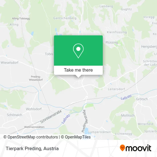 Tierpark Preding map