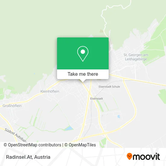 Radinsel.At map